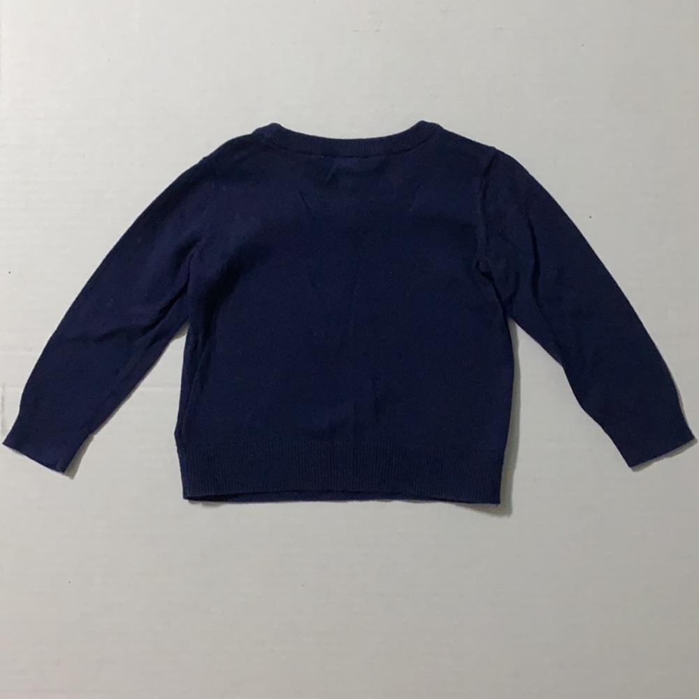 Gap 2T Navy Reindeer Sweater - Picture 6 of 6